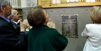 Homenaje Al Ex Gobernador Armendáriz en el Senado Boanerense
