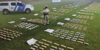 INCAUTARON 839 KILOS DE MARIHUANA EN MISIONES