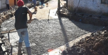 Katopodis recorrió nuevas obras de pavimentación en La Carcova en San Martín