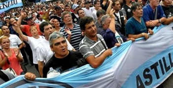 Empleados de Astilleros Río Santiago se movilizan hoy
