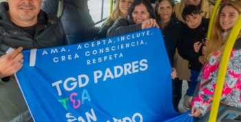 Los colectivos de la Línea 710 tienen nuevos pictogramas para personas con autismo