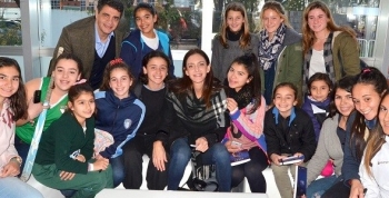 Luciana Aymar presentó su película en Vicente López