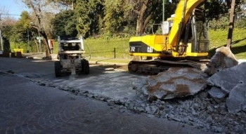ACASSUSO: TRABAJOS DE BACHEO EN LA CALLE JOSÉ C. PAZ