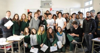 CONCEJALES Y ALUMNOS DEL  COLEGIO MARTÍN Y OMAR  PROTAGONISTAS DEL SISTEMA  DEMOCRÁTICO