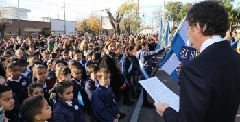 SAN ISIDRO: EL DÍA DE LA BANDERA SE CELEBRÓ EN VILLA ADELINA Y BOULOGNE