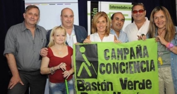 SE PRESENTÓ EN SAN ISIDRO LA PRIMERA CAMPAÑA DE CONCIENTIZACIÓN DEL USO DEL BASTON VERDE
