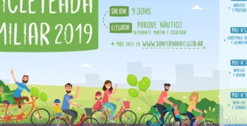 Llega una nueva edición de la Bicicleteada Familiar a San Fernando