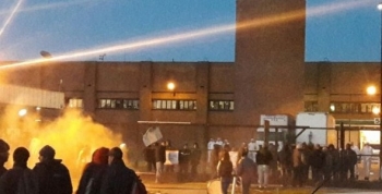 Repudian represión y detenidos al piquete de trabajadores de Bimbo
