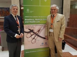 SAN ISIDRO PRESENTE EN EL CONGRESO DE BIOETICA Y MEDICINA DE LA UNESCO EN CHIPRE