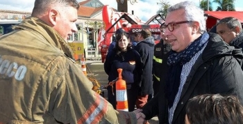 Julio Zamora reclama al Gobierno que dé marcha atrás con la quita de subsidios a los bomberos