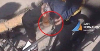 Las Cámaras de Seguridad de San Fernando permitieron detener a un sujeto armado 
