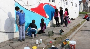 NUEVO MURAL EN LA PARROQUIA CRISTO OBRERO DE VILLA ADELINA