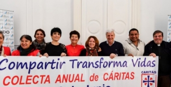 Andreotti recibió a Cáritas en el marco de una nueva Colecta Anual