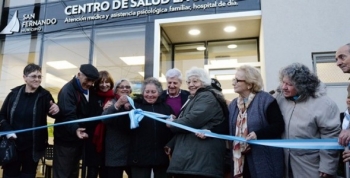 Andreotti inauguró el nuevo Centro de Salud La Unión