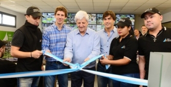 Andreotti inauguró la ampliación del Centro de Operaciones