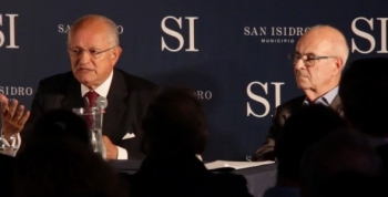 ABEL ALBINO EXPUSO EN SAN ISIDRO
