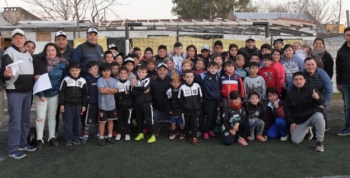 El Municipio de San Fernando ayuda al Club Santa Catalina a construir nuevos vestuarios