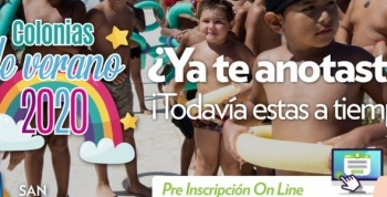 San Fernando: Continúa abierta la inscripción para las Colonias de Verano 2020
