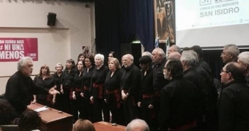 VOCES CORALES RINDIERON TRIBUTO A LA MUSICA NACIONAL EN SAN ISIDRO