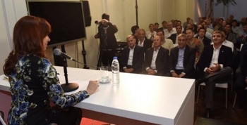 Cristina se reunió con intendentes bonaerenses 