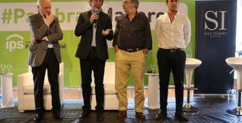 SAN ISIDRO: LUÍS BRANDONI Y JORGE D´ELÍA DIERON UNA CHARLA A LOS ADULTOS MAYORES