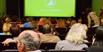 Di Caprio se lució en la pantalla del Teatro Martinelli