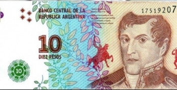 Entró en circulación el nuevo billete de diez pesos