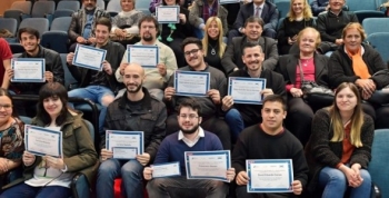 San Fernando y Telecom entregaron diplomas a jóvenes capacitados en oficios digitales