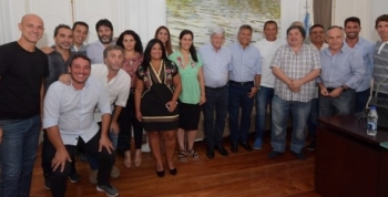 Luis Andreotti recibió a concejales de la primera sección electoral