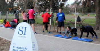 SAN ISIDRO: NUEVO ESPACIO PARA EJERCITARSE EN VILLA ADELINA