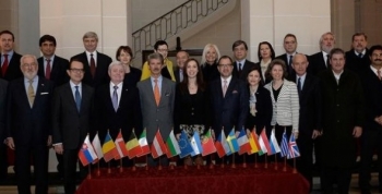 Vidal almorzó con embajadores de la Unión Europea en La Plata