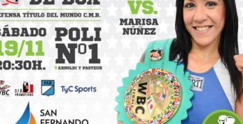 Érica La Pantera Farías defenderá en San Fernando su título de Campeona Mundial