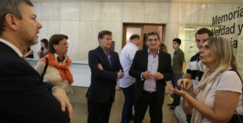 Diputados del PRO recorrieron la ex ESMA con Claudio Avruj