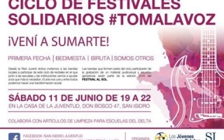 EN SAN ISIDRO COMIENZA UN CICLO DE FESTIVALES SOLIDARIOS