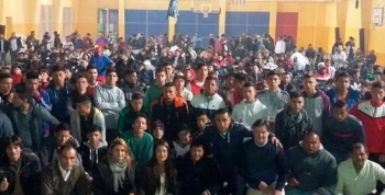Lanzamiento del torneo de fútbol sub 17 en Malvinas Argentinas