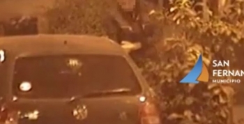 Intentó robar auto estacionado, pero fue detenido gracias a las Cámaras de Seguridad 