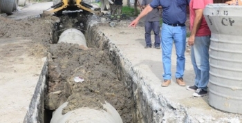 El Municipio construye una importante obra hidráulica en Virreyes