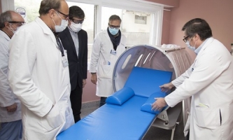 SAN ISIDRO INCORPORÓ UNA CÁMARA HIPERBÁRICA PARA PACIENTES CON COVID-19