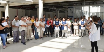 San Fernando: El personal que integrará el Hospital Municipal recorrió las nuevas instalaciones