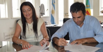 EL REGISTRO PROVINCIAL DE LAS PERSONAS  FIRMO UN CONVENIO DE TRABAJO CON EL IADEEP 