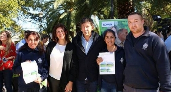 SAN ISIDRO: EMPLEADOS MUNICIPALES RECIBIERON LAS NUEVAS CREDENCIALES DE IOMA