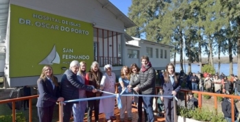 Andreotti inauguró el renovado Hospital de Islas “Do Porto”