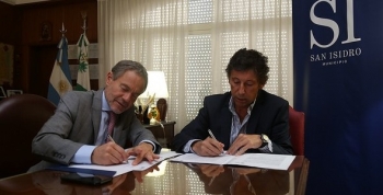 SAN ISIDRO FIRMÓ UN CONVENIO CON PROVINCIA PARA BENEFICIAR A ENTIDADES LOCALES