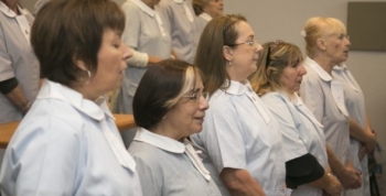 Juraron 6 nuevas voluntarias en LALCEC Vicente López