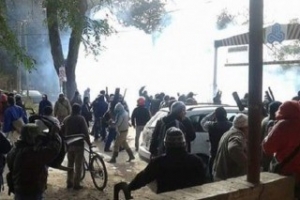 Represión policial y heridos en el Ingenio Ledesma