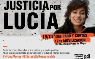 La jornada de #JusticiaPorLucía en la zona norte