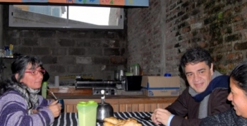 JORGE MACRI VISITÓ UN MERENDERO EN SAN FERNANDO
