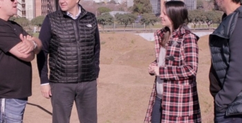 Jorge Macri recorrió lo que será la nueva pista de BMX en el Paseo de la Costa