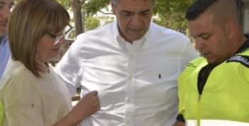Jorge Macri y Patricia Bullrich presentaron cámaras y sistema de alerta para el Paseo de la Costa