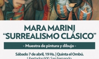 Surrealismo Clásico, una muestra que repasa las obras de la artista Mara Marini